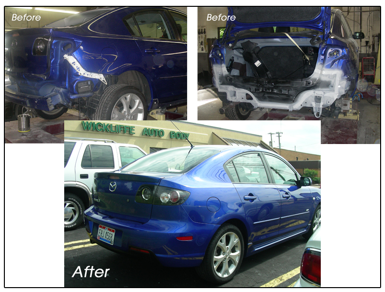auto body repair before and after